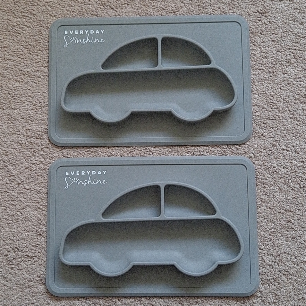 Two Silicone Bowl placemats
